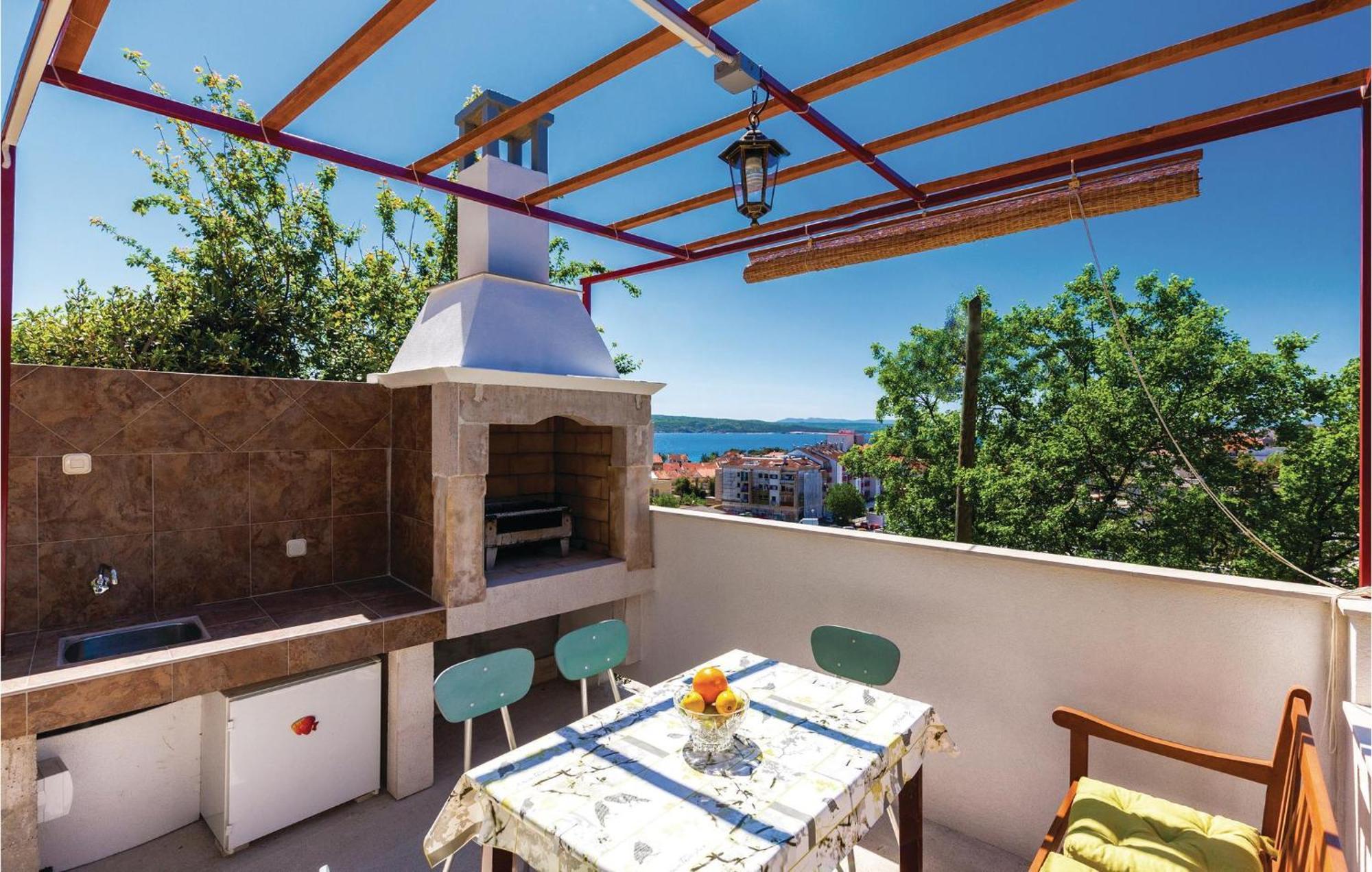 Nice Apartment In Crikvenica With House Sea View Экстерьер фото